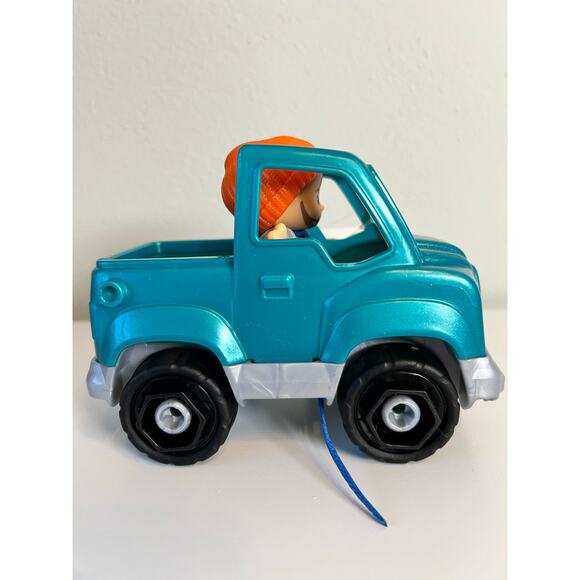 Fisher Price Little People Push-Along Toy Pick-Up Truck with Figure - Picture 3 of 6